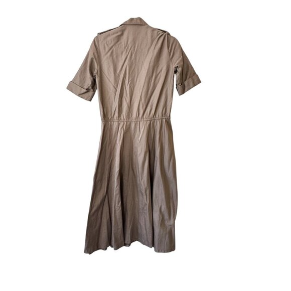 Vintage Diane Von Furstenberg Safari Dress Size Medium - Picture 2 of 13